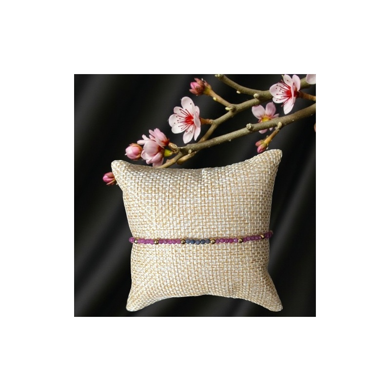 Bracelet Nymphélys — Rubis & Saphir