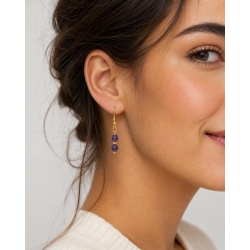 Boucles d’oreilles en pierres naturelles